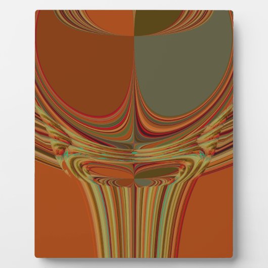 アフリカ伝統的アースアコンテンポラリーートプリント フォトプラーク (正面)