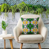 アフリカ伝統的アートンデベレアフリカ文化 クッション