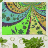 アフリカ伝統的ハクナマタタカラーズ.png キッチンタオル (折り畳み)