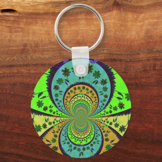 アフリカ伝統的ハクナマタタカラーズ.png キーホルダー (正面)