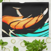 アフリカ伝統的パターンアートプリント キッチンタオル (折り畳み)