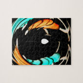 アフリカ伝統的パターンアートプリント ジグソーパズル (横)