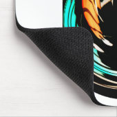 アフリカ伝統的パターンアートプリント マウスパッド (コーナー)