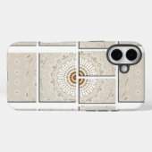 アフリカ伝統的モザイクアートプリント。 Case-Mate iPhoneケース (裏面 (横))