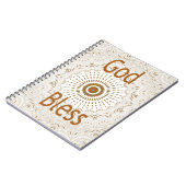 アフリカ伝統的モチーフデザインアートプリント ノートブック (左側)