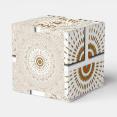 アフリカ伝統的モチーフデザインアートプリント フェイバーボックス (裏面サイド)