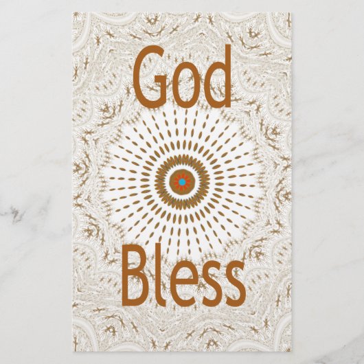 アフリカ伝統的モチーフデザインアートプリント 便箋 (正面)