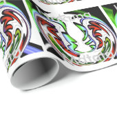 アフリカ伝統的部族の色カスタマイズ製品 ラッピングペーパー (ロールコーナー)