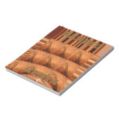 アフリカ伝統的鏡：キリン織 ノートパッド (回転)