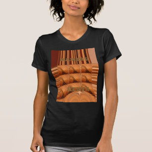 アフリカ伝統的鏡:キリン織 Tシャツ