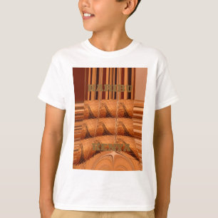 アフリカ伝統的鏡:キリン織 Tシャツ