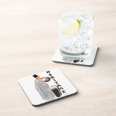 アフリカ伝統 コースター (右側)