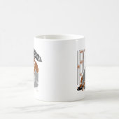 アフリカ伝統 コーヒーマグカップ (中央)