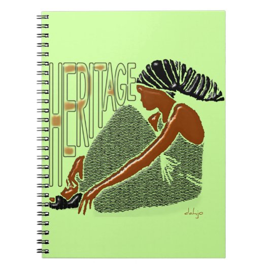 アフリカ伝統 ノートブック (正面)