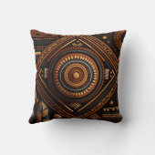 アフリカ先住民伝統的パターン。民族アフリカ クッション (裏面)