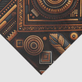 アフリカ先住民伝統的パターン。民族アフリカ 薄葉紙 (詳細)