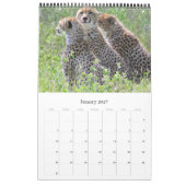 アフリカ写真サファリ2025 カレンダー (1月 2027)