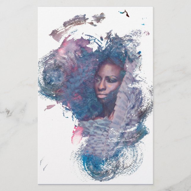 アフリカ出身の少女 (正面)