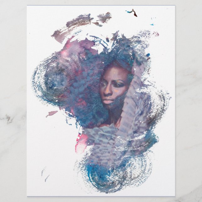 アフリカ出身の少女 (正面)