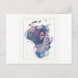 アフリカ出身の少女 ポストカード