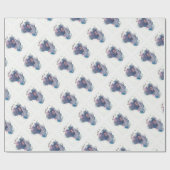 アフリカ出身の少女 ラッピングペーパー (フラット)