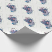 アフリカ出身の少女 ラッピングペーパー (角)