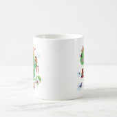 アフリカ動物の地図 コーヒーマグカップ (中央)