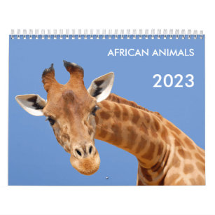 アフリカ動物カレンダー カレンダー