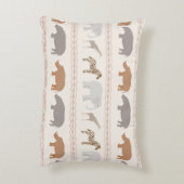 アフリカ動物パターン1 アクセントクッション (裏面(縦))
