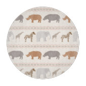 アフリカ動物パターン1 カッティングボード (正面)