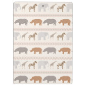 アフリカ動物パターン1 クリップボード (裏面)