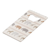 アフリカ動物パターン1 クレジットカード栓抜き (裏面アングル)