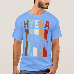 アフリカ動物ヴィンテージハイエナ Tシャツ