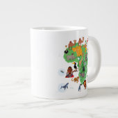 アフリカ動物地図 ジャンボコーヒーマグカップ (正面右)