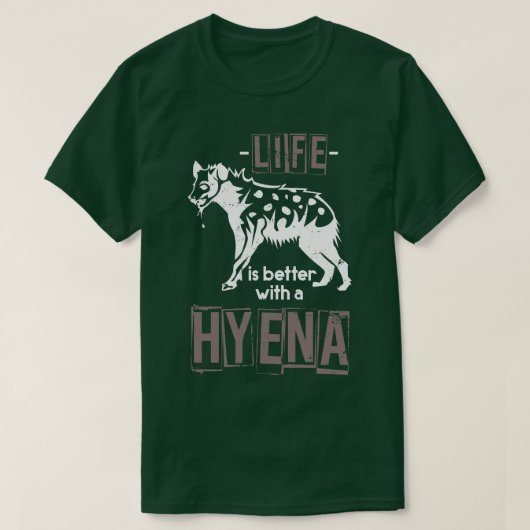 アフリカ動物愛好家ギフト動物園ヘナ Tシャツ (デザイン正面)