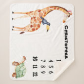 アフリカ動物節のベビー シェルパブランケット (正面)