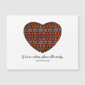 アフリカ動詞磁気カード (正面)