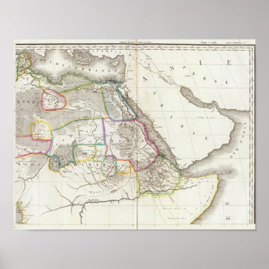 アフリカ北東部 ポスター (正面)