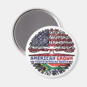 アフリカ南アフリカ米国アメリカ合衆国統一された州 マグネット (正面/裏面)