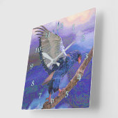 アフリカ向けバテレアフレ敬礼 スクエア壁時計 (傾斜)