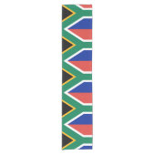 アフリカ国旗とスポーツファンハウスデコル南アフリカ ショートテーブルランナー (正面)