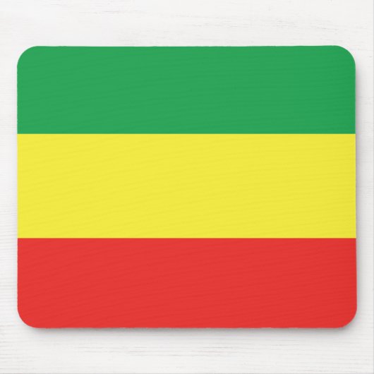 アフリカ国旗の色 マウスパッド (正面)