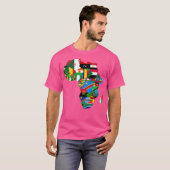 アフリカ国旗 Tシャツ (正面フル)