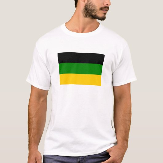 アフリカ国民会議国旗 Tシャツ (正面)