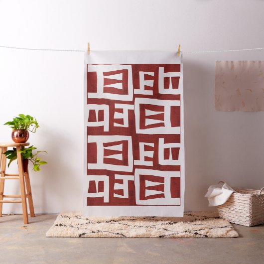 アフリカ地図の大規模デザイン ファブリック (インサイチュ)