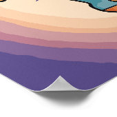 アフリカ地図アート ポスター (角)