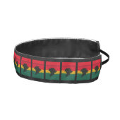 アフリカ地図ブラックレッド金ゴールドグリーンジャマイカクロシェ アスレチックヘッドバンド (右)