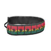 アフリカ地図ブラックレッド金ゴールドグリーンジャマイカクロシェ アスレチックヘッドバンド (左)