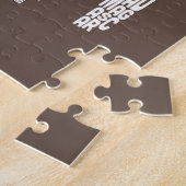 アフリカ地図文字芸術 ジグソーパズル (側面)