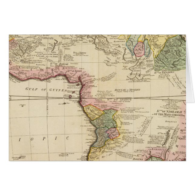 アフリカ地図 (正面横)